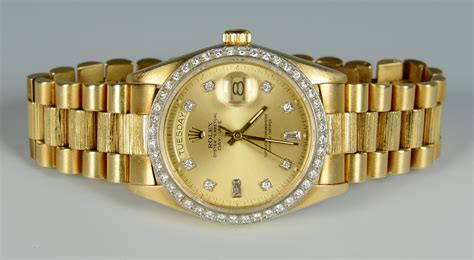 rolex watch 18k 750